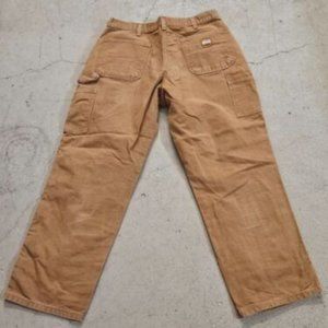 MENS 35 x 30 - Carhartt B11 Duck Unlined Original Dungaree Fit Pants